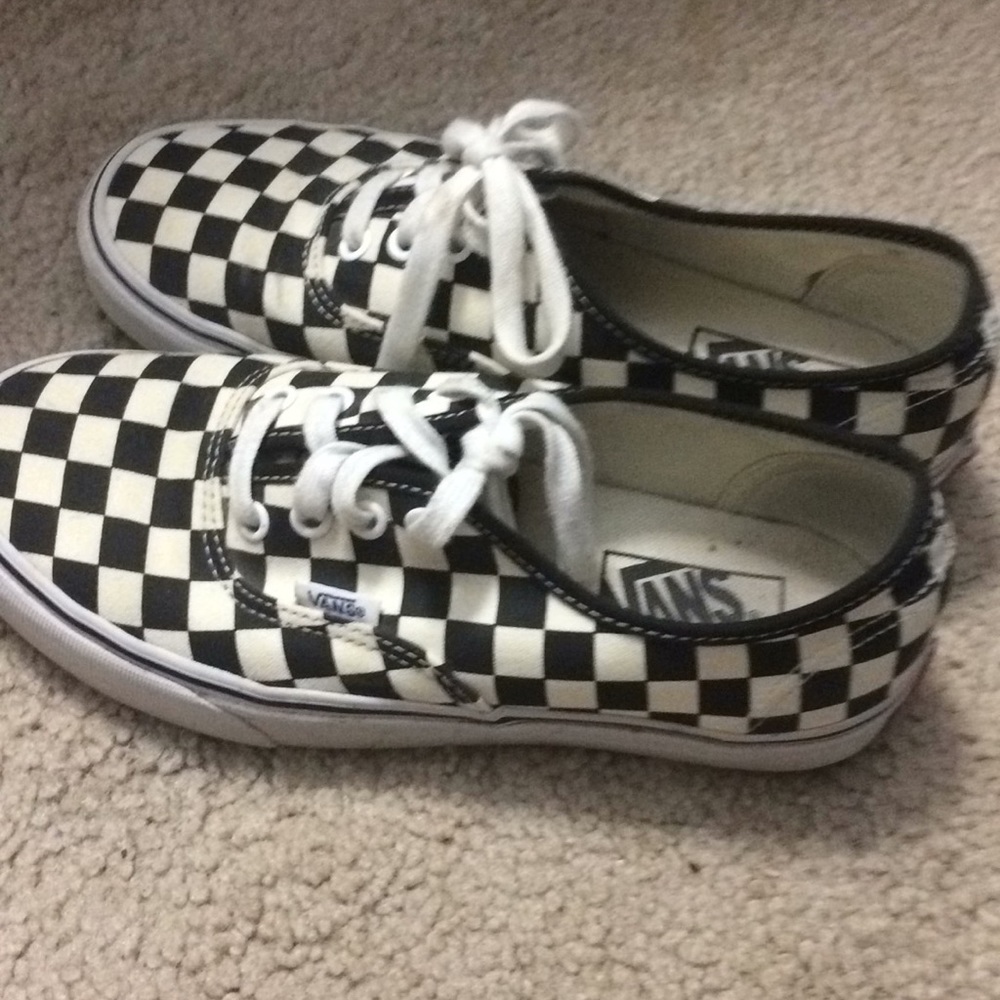 Checkerdboard vans
